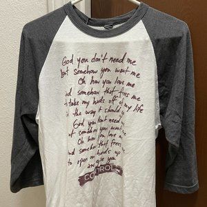 Tenth Avenue North Men's Control Baseball-length sleeve shirt